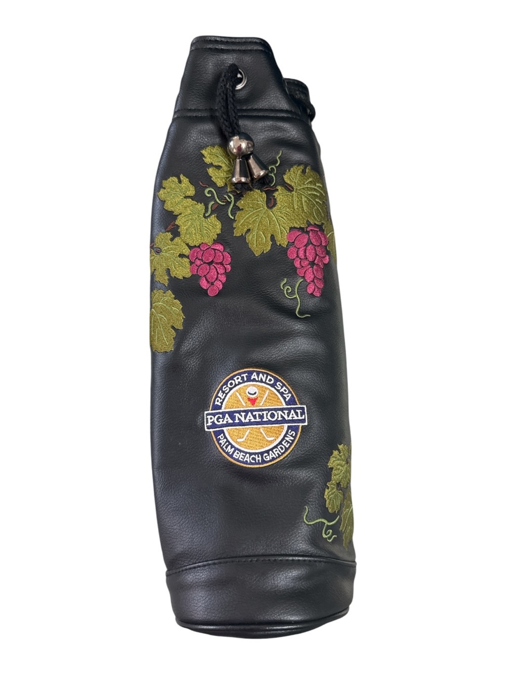 PGA International Golf Wine Drawstring Bag